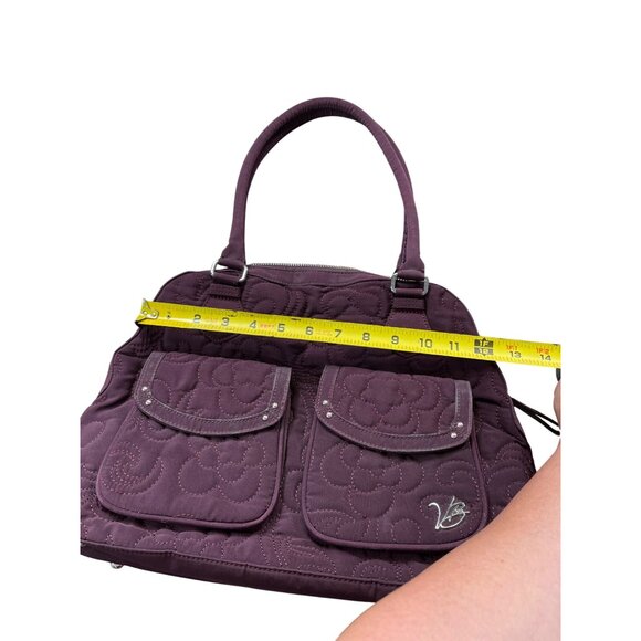 Vera Bradley Womens Purple Quilted Medium Shoulder handbag medium SKU 8577 - Picture 8 of 16
